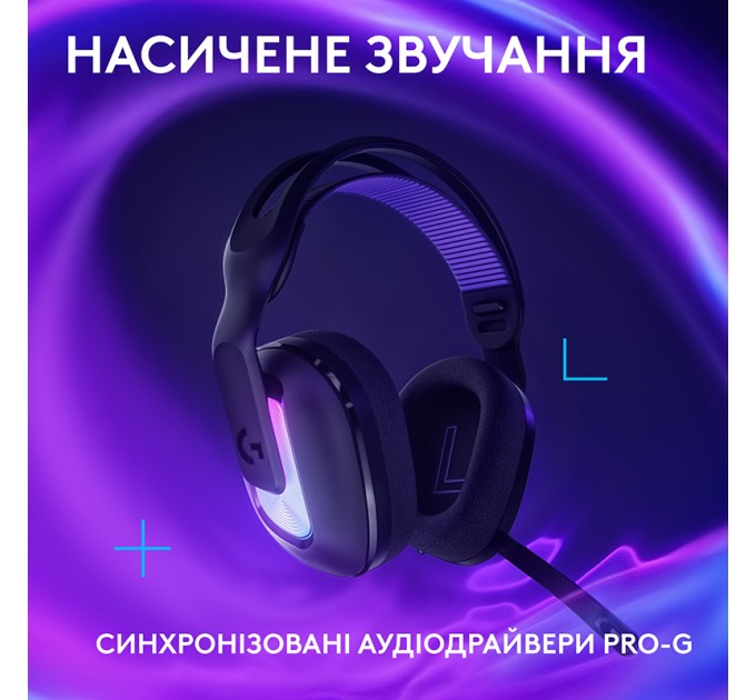 Гарнітура бездротова ігрова G522, чорна Logitech (981-001544)