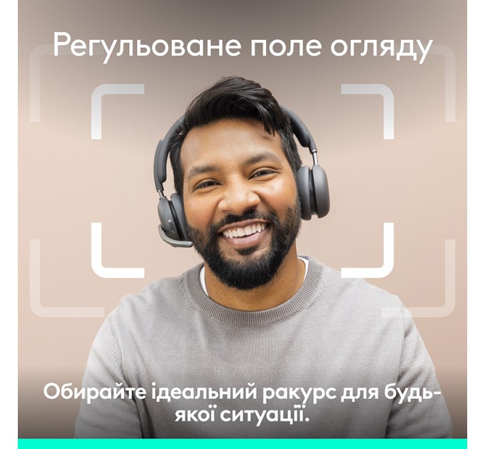 Веб-камера Brio 4K, чорна Logitech (960-001718)