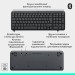 Комплект клавіатура та миша бездротовий MK250 Combo, UA, графітовий Logitech (920-013823)