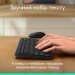 Комплект клавіатура та миша бездротовий MK250 Combo, UA, графітовий Logitech (920-013823)