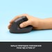 Миша бездротова WL/BT Lift Vertical Ergonomic, графітова Logitech (910-006473)