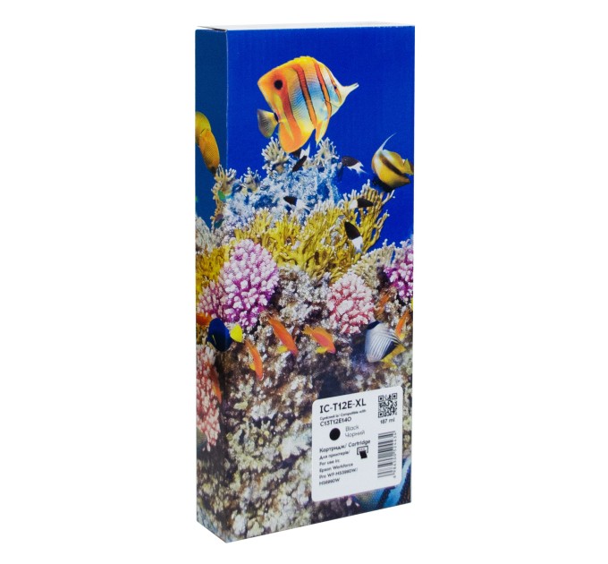 Картридж сумісний Epson T12E XL (C13T12E140) 10K арк, чорний Barva (IC-T12E-XL)