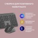 Комплект клавіатура та миша бездротовий WL/BT MK950 Signature Slim Combo, UA, графітовий Logitech (920-012490)