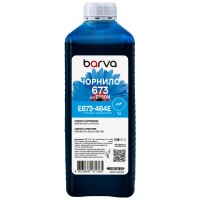 Чорнило для Epson 673 C спеціальне 1 л, водорозчинне, блакитне Barva (E673-464e)