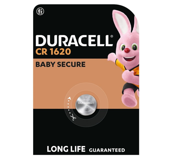 Батарейка DL1620-CR1620 літієва, DSN, блістер, 1 шт. Duracell (5011069)