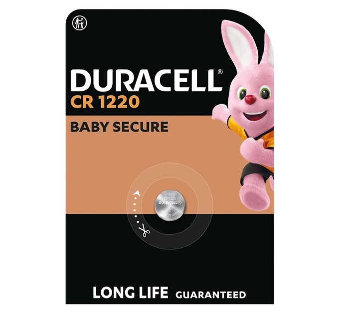 Батарейка DL1220-CR1220 літієва, DSN, блістер, 1 шт. Duracell (5011150)