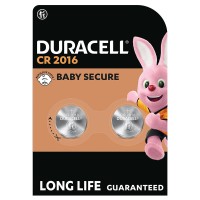 Батарейка DL2016-CR2016 літієва, DSN, блістер, 2 шт. Duracell (5018078/5007667/5010969/5014810)
