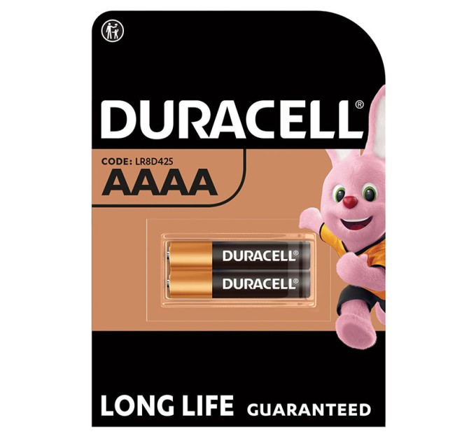 Батарейка АААА лужна, блістер, 2 шт. Duracell (5007466)