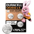 Батарейка DL2032-CR2032 літієва, DSN, блістер, 4 шт. Duracell (5018068/5007662/5010951/5014799)