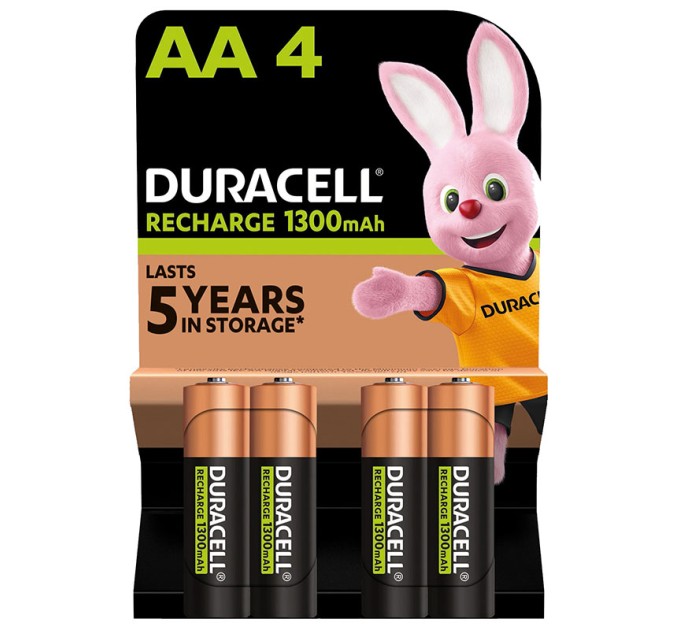 Акумулятор HR6-AA 1300 мАг, NI-MH, 4 шт. Duracell (5018826/5007324)
