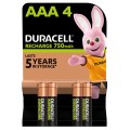 Акумулятор HR03-AAA 750 мАг, NI-MH, 4 шт. Duracell (5017770/5017005/5007331)