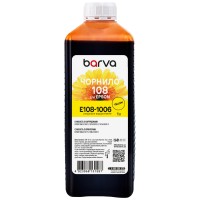 Чорнило для Epson 108 Y спеціальне 1 л, водорозчинне, жовте Barva (E108-1006)