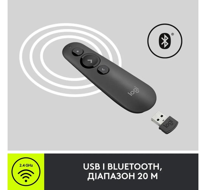 Презентер R500S, графітовий Logitech (910-005843)
