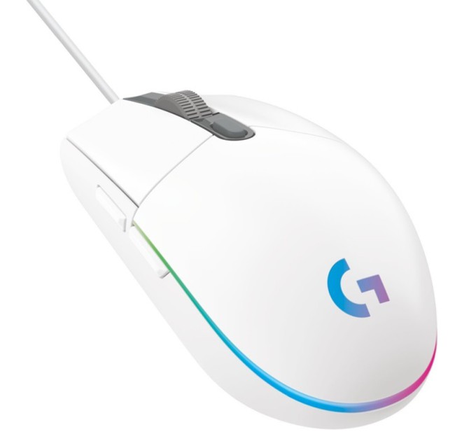 Миша USB G102 Lightsync, біла Logitech (910-005824)
