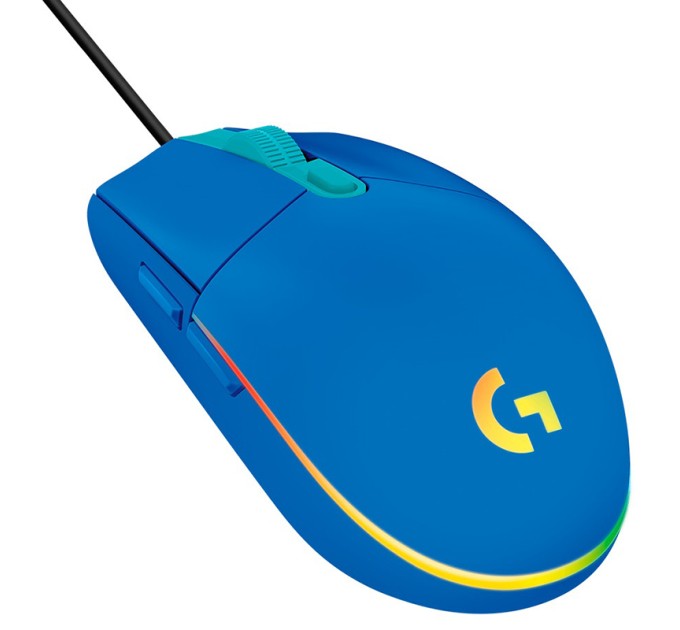 Мышь USB G102 Lightsync, синя Logitech (910-005801)