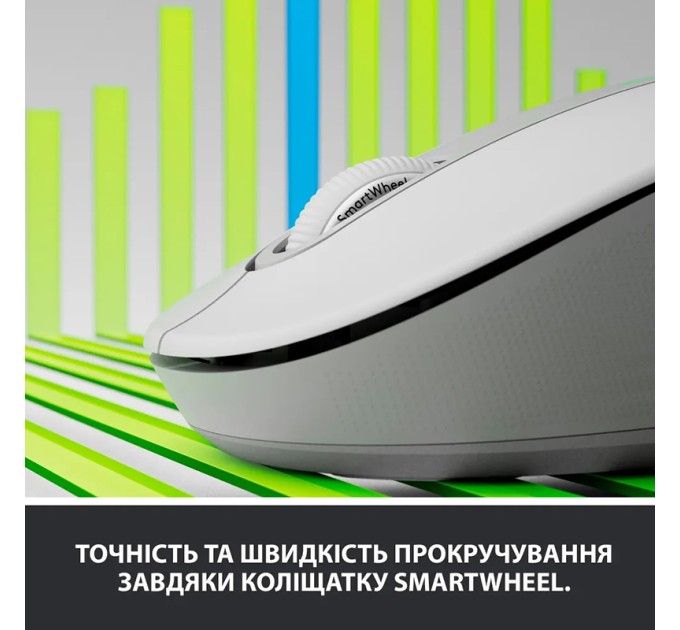 Миша бездротова M650 L Signature, біла Logitech (910-006238)