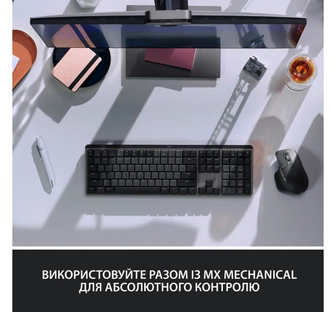 Миша бездротова MX Master 3S Performance, графітова Logitech (910-006559)