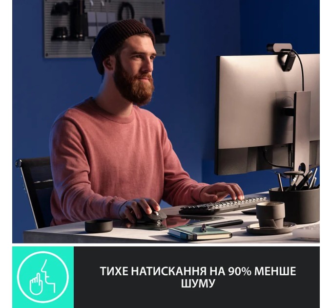 Миша бездротова MX Master 3S Performance, графітова Logitech (910-006559)