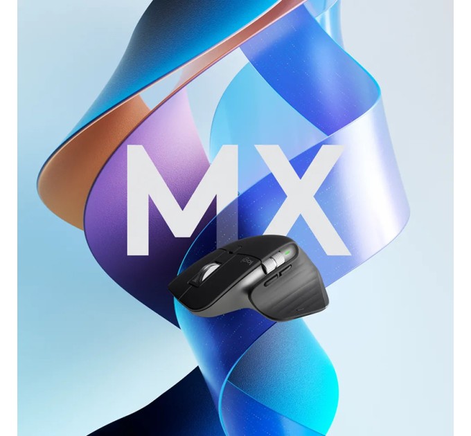 Миша бездротова MX Master 3S Performance, світло-сіра Logitech (910-006560)