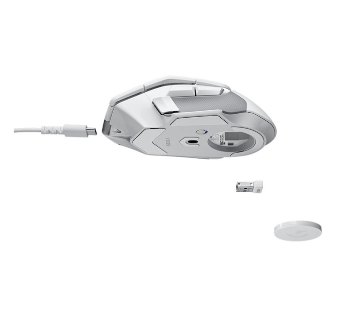 Миша бездротова G502 X Lightspeed, біла Logitech (910-006189)