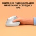 Миша бездротова Lift для Mac Vertical Ergonomic, біла Logitech (910-006477)