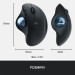 Миша бездротова Ergo M575 for Business Trackball, графітова Logitech (910-006221)