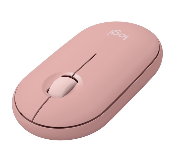 Миша бездротова M350s Pebble, рожева Logitech (910-007014)