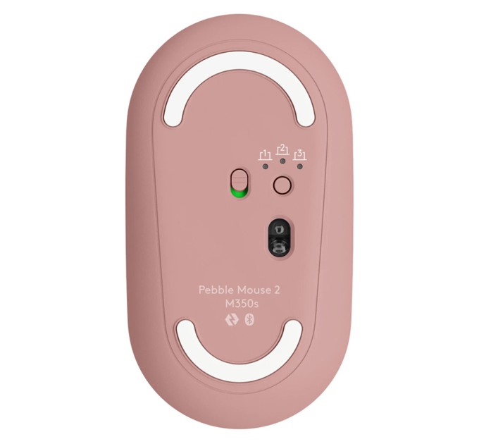 Миша бездротова M350s Pebble, рожева Logitech (910-007014)