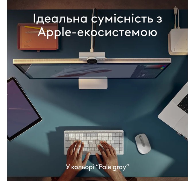 Миша бездротова MX Anywhere 3S для Mac, світло-сіра Logitech (910-006946)