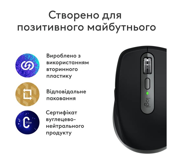 Миша бездротова MX Anywhere 3S для Mac, Space Grey Logitech (910-006947)