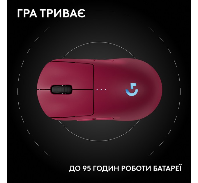 Миша бездротова G Pro 2 Lightspeed, рожева Logitech (910-007309)