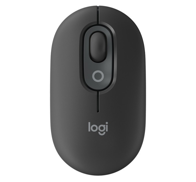 Миша бездротова POP with Emoji, графітова Logitech (910-007412)