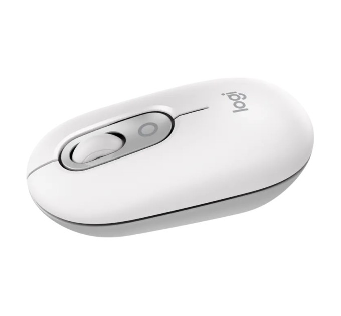 Миша бездротова POP with Emoji, біла Logitech (910-007411)