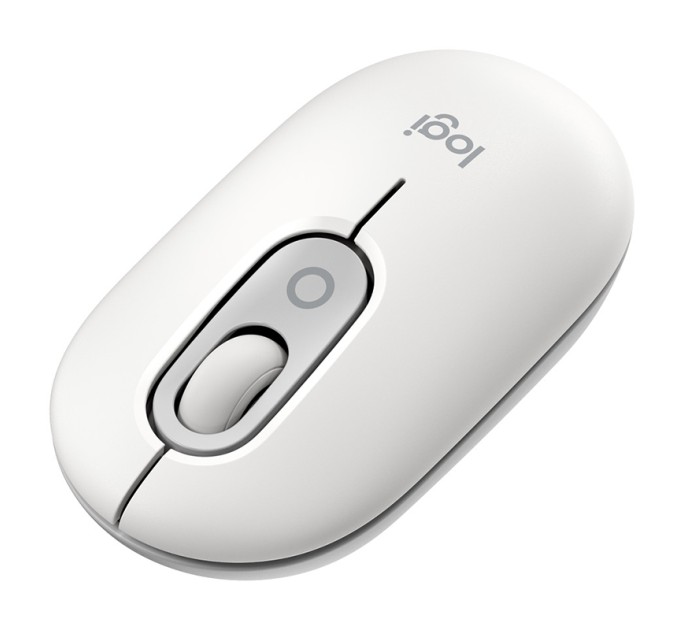 Миша бездротова POP with Emoji, біла Logitech (910-007411)
