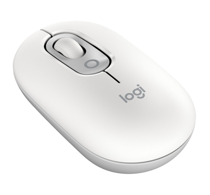 Миша бездротова POP with Emoji, біла Logitech (910-007411)