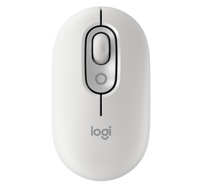 Миша бездротова POP with Emoji, біла Logitech (910-007411)