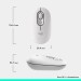 Миша бездротова POP with Emoji, біла Logitech (910-007411)