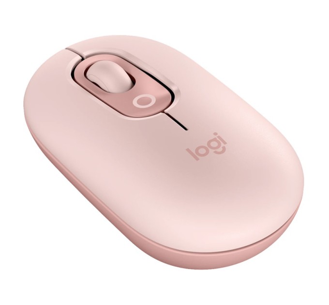Миша бездротова POP with Emoji, рожева Logitech (910-007413)
