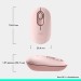Миша бездротова POP with Emoji, рожева Logitech (910-007413)