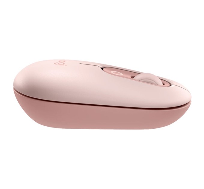 Миша бездротова POP with Emoji, рожева Logitech (910-007413)