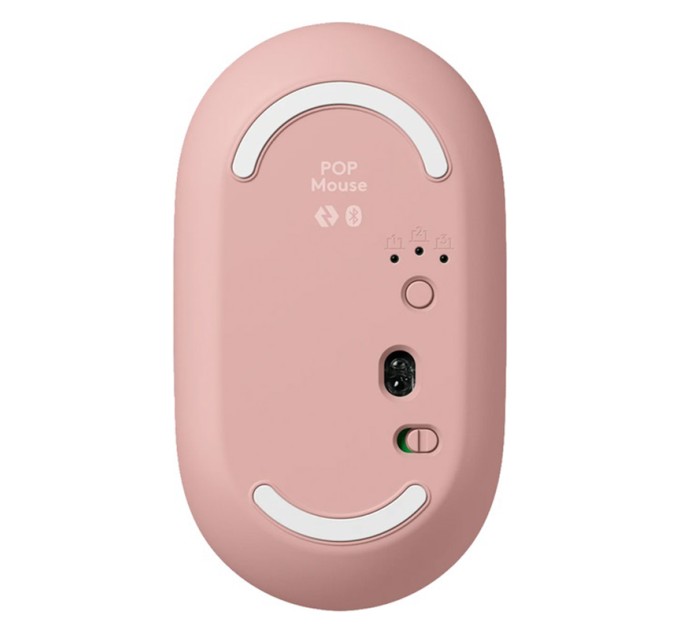 Миша бездротова POP with Emoji, рожева Logitech (910-007413)