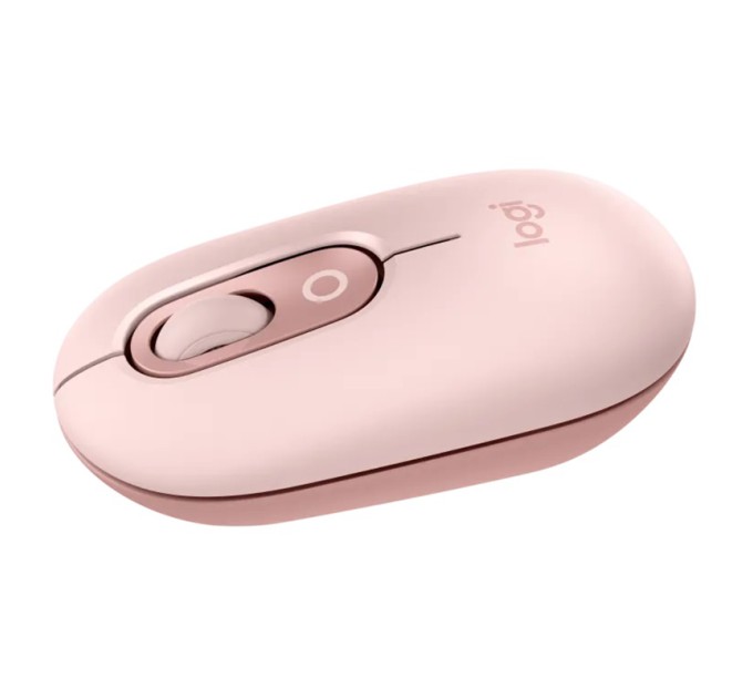 Миша бездротова POP with Emoji, рожева Logitech (910-007413)