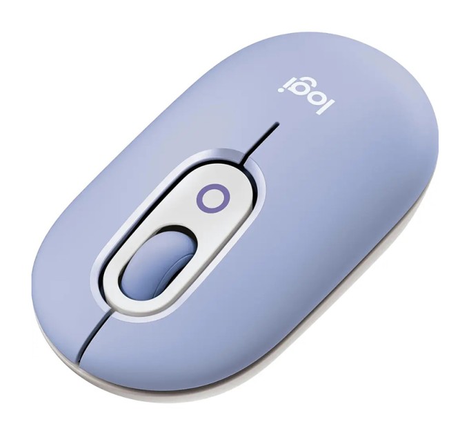 Миша бездротова POP with Emoji, лілова Logitech (910-007414)