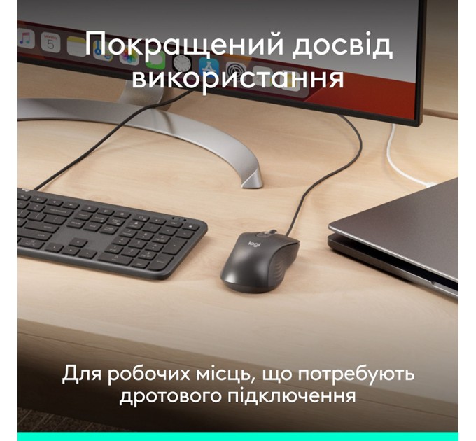 Миша USB-C M520 Signature for Business, графітова Logitech (910-007511)