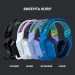 Гарнітура бездротова ігрова G733 Lightspeed, RGB, біла Logitech (981-000883)