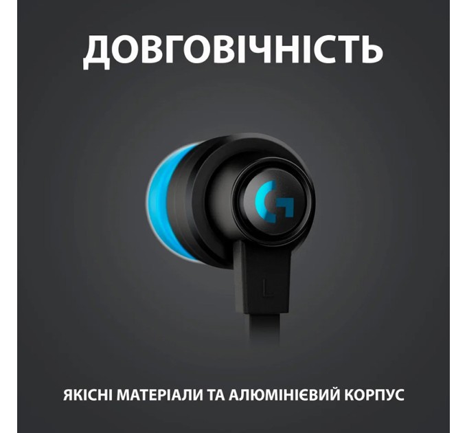 Навушники дротові ігрові G333, чорні Logitech (981-000924)