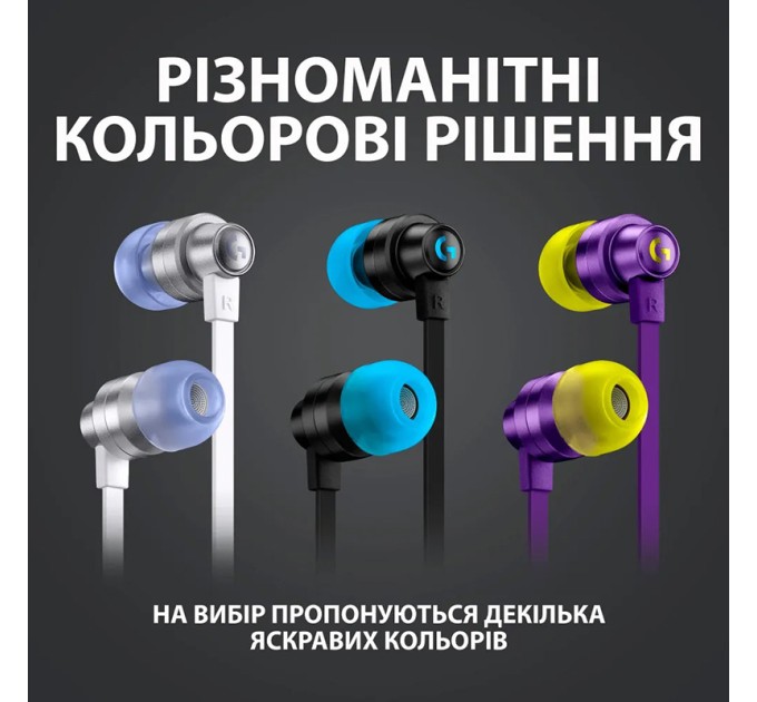 Навушники дротові ігрові G333, чорні Logitech (981-000924)