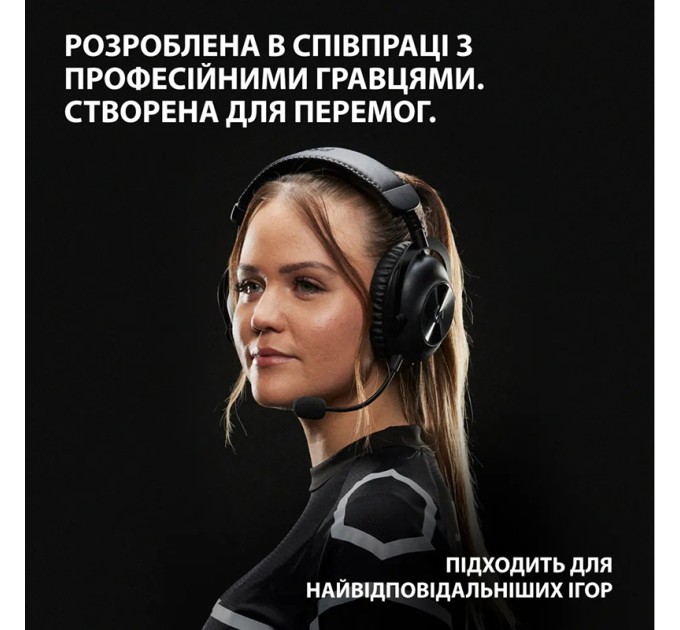 Гарнітура бездротова ігрова G Pro X2 Lightspeed, біла Logitech (981-001269)
