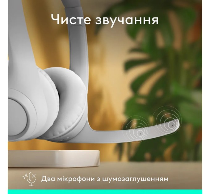 Гарнітура бездротова Zone 300, біла Logitech (981-001417)