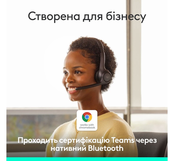 Гарнітура бездротова Zone 305 Midnight, чорна Logitech (981-001458)